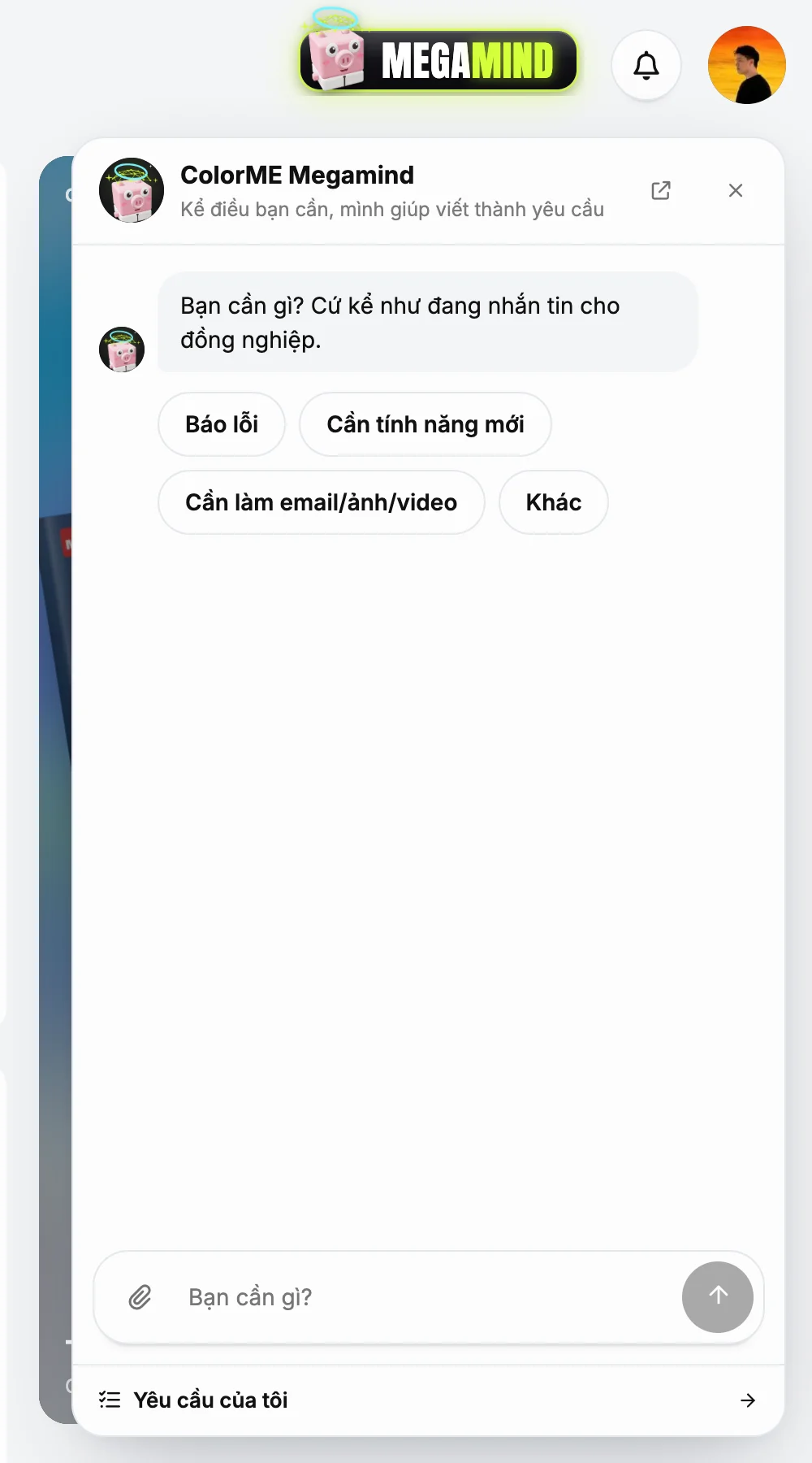 Megamind: lời chào và 4 gợi ý